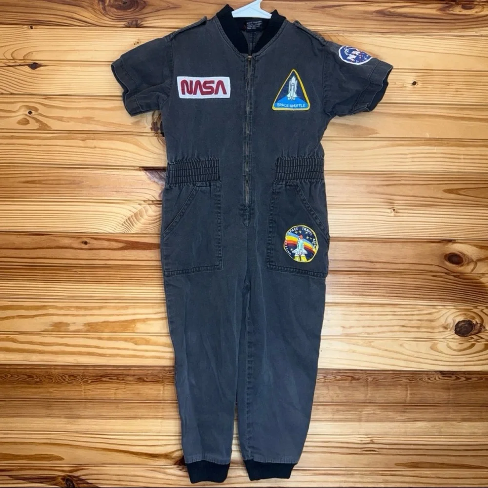 VINTAGE Certified Kid NASA costume cosplay jumpsuit/ onesie unisex Small